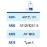 Cartucho filtración Gre AR86 para AR121/AR118