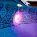 Foco LED color para piscina desmontable acero PLED1C