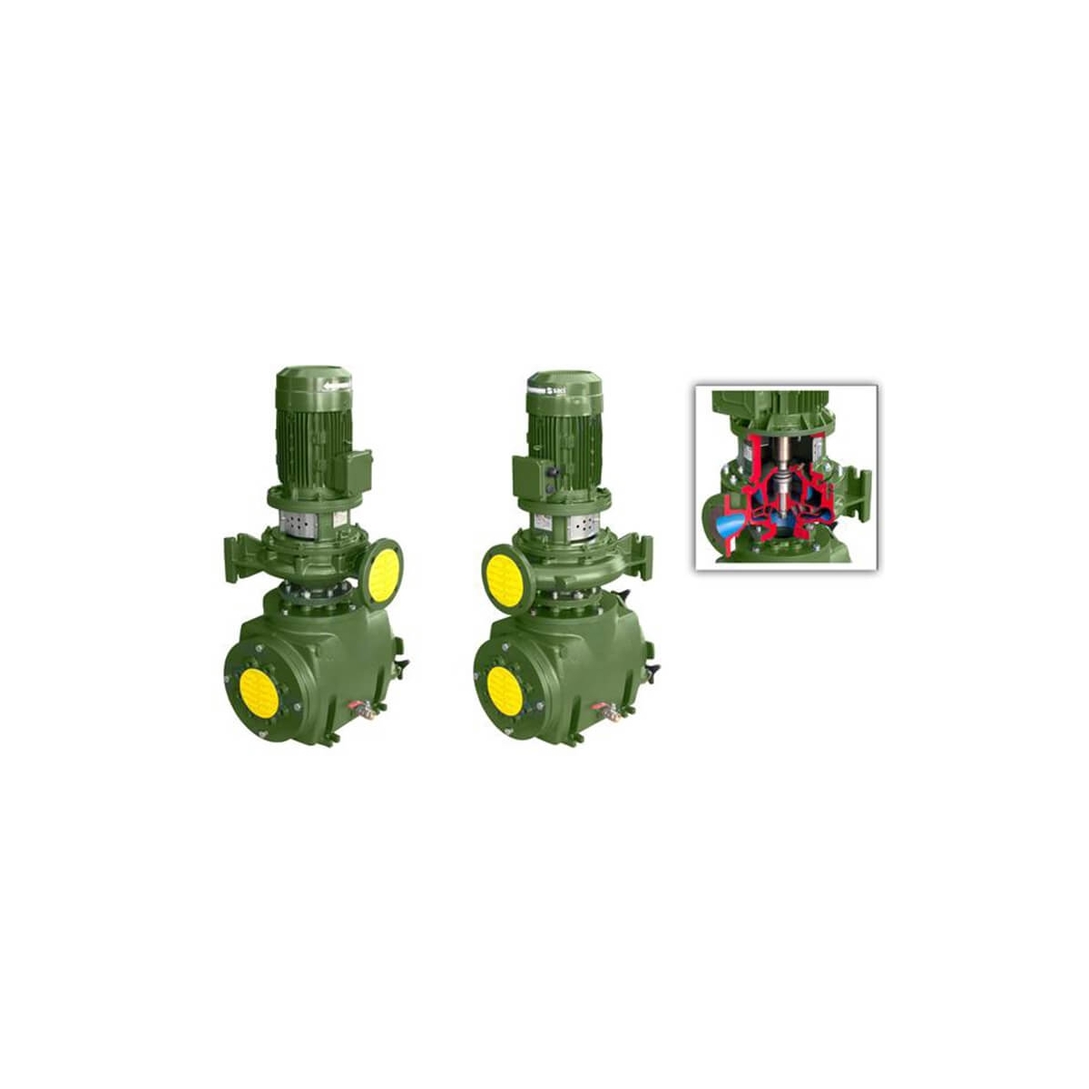 Bomba Saci Serie CF-4 Hierro Fundido 1450 RPM