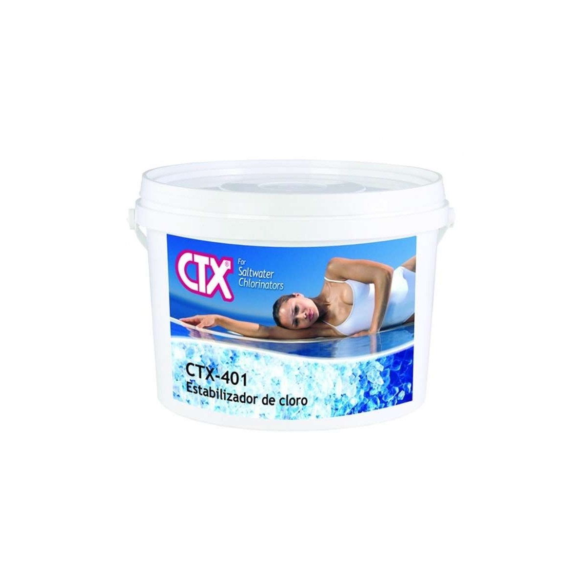 Estabilizador de cloro Electrólisis Salina 5kg CTX 401