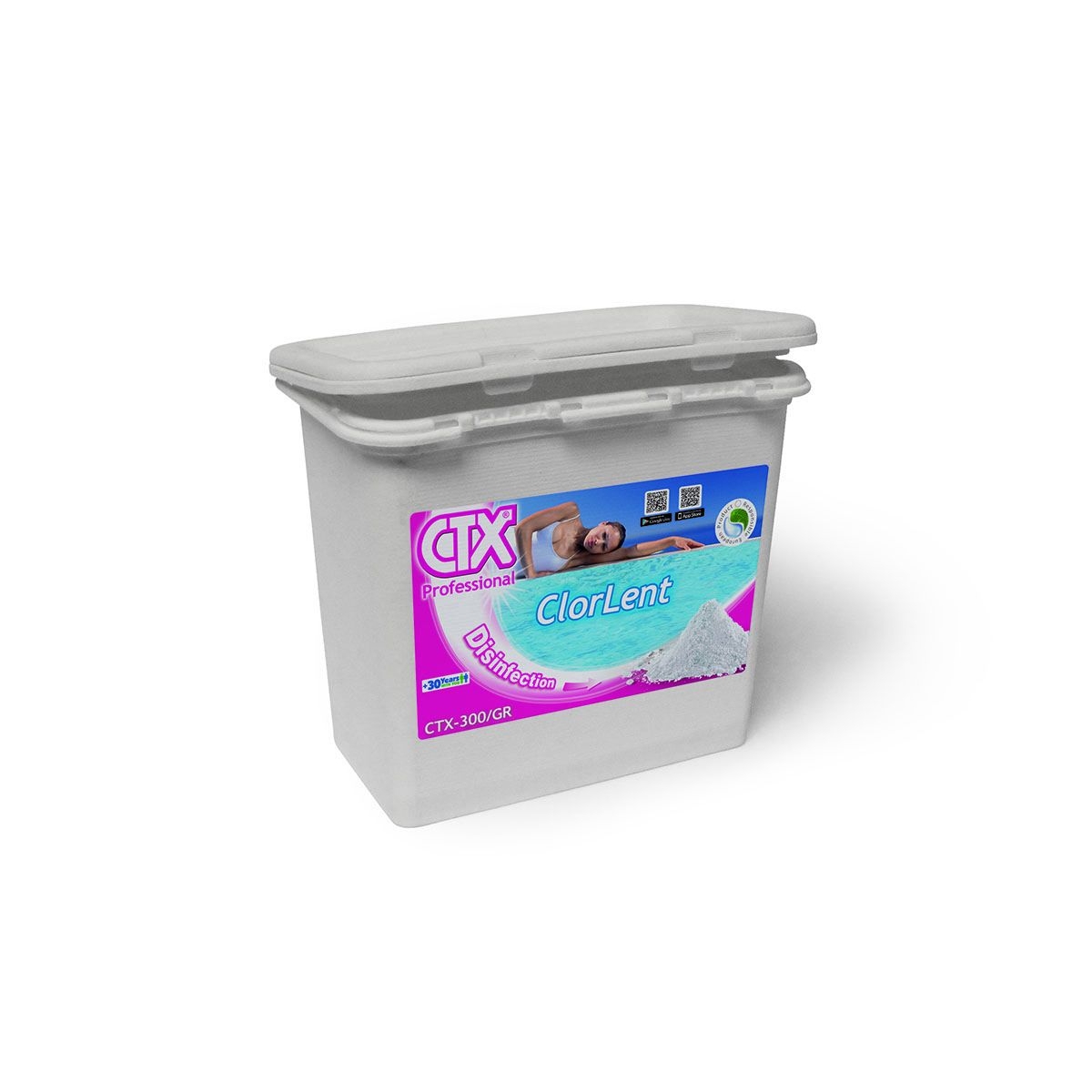 Chlorine powder ClorLent CTX-300 5kg (Minimum purchase 20kg)