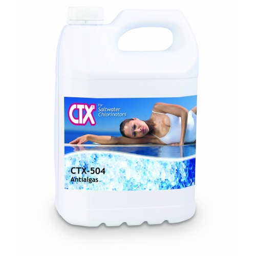 CTX-504 Special anti-algae for pools with electrolysis 5L (Minimum purchase 20L)
