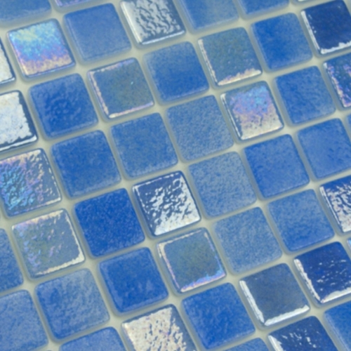 Glass Mosaic Reviglass Mix Iris Urumea Cord Mesh 2.5 cm