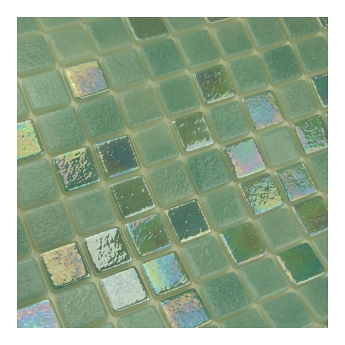 Mosaic Reviglass Mix Iris Chavon Cord Mesh 2.5 cm