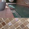 Mosaic Tile Reviglass Mix Iris Ebro Mesh Cord 2.5 cm