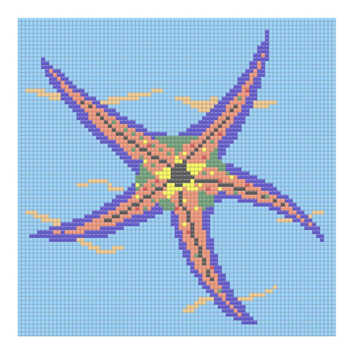 Estrella del Mar Reviglass 200x200cm