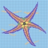 Star of the Sea Reviglass 200x200cm
