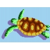 Schildkröte aus Reviglas 215x130cm