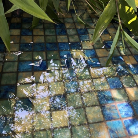 Mosaic Reviglass Blue Bali Mesh Cord 2.5 cm