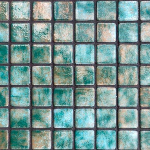 Glass Mosaic Reviglass Jade Malla Cordón 2.5 cm