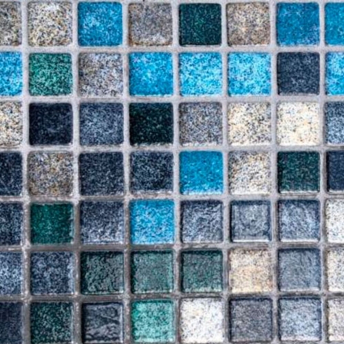 Glass Mosaic Reviglass Natural Creek Malla Cordón 2.5 cm