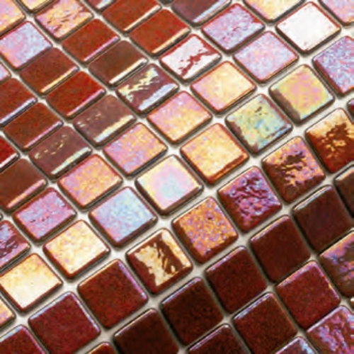 Glass Mosaic Reviglass Abalon AB-15 Cord Mesh 2.5 cm