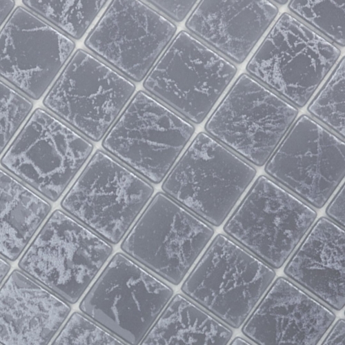 Tile Reviglass Fusion FS-313 SILVER 2.5 cm Paper