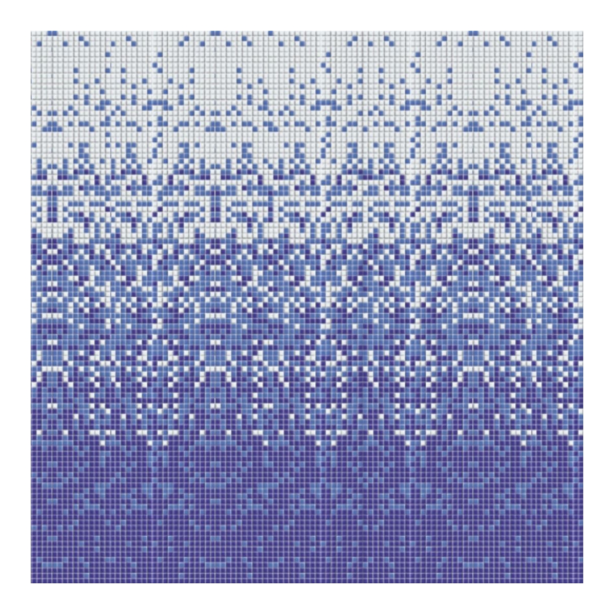 Mosaïque Reviglass Dégradé Bleu - 1 2,5 cm