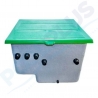 Compact sewage treatment house 600 assembled in-ground pool