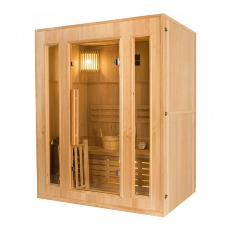 Sauna Tradicional de Vapor Zen 3 personas