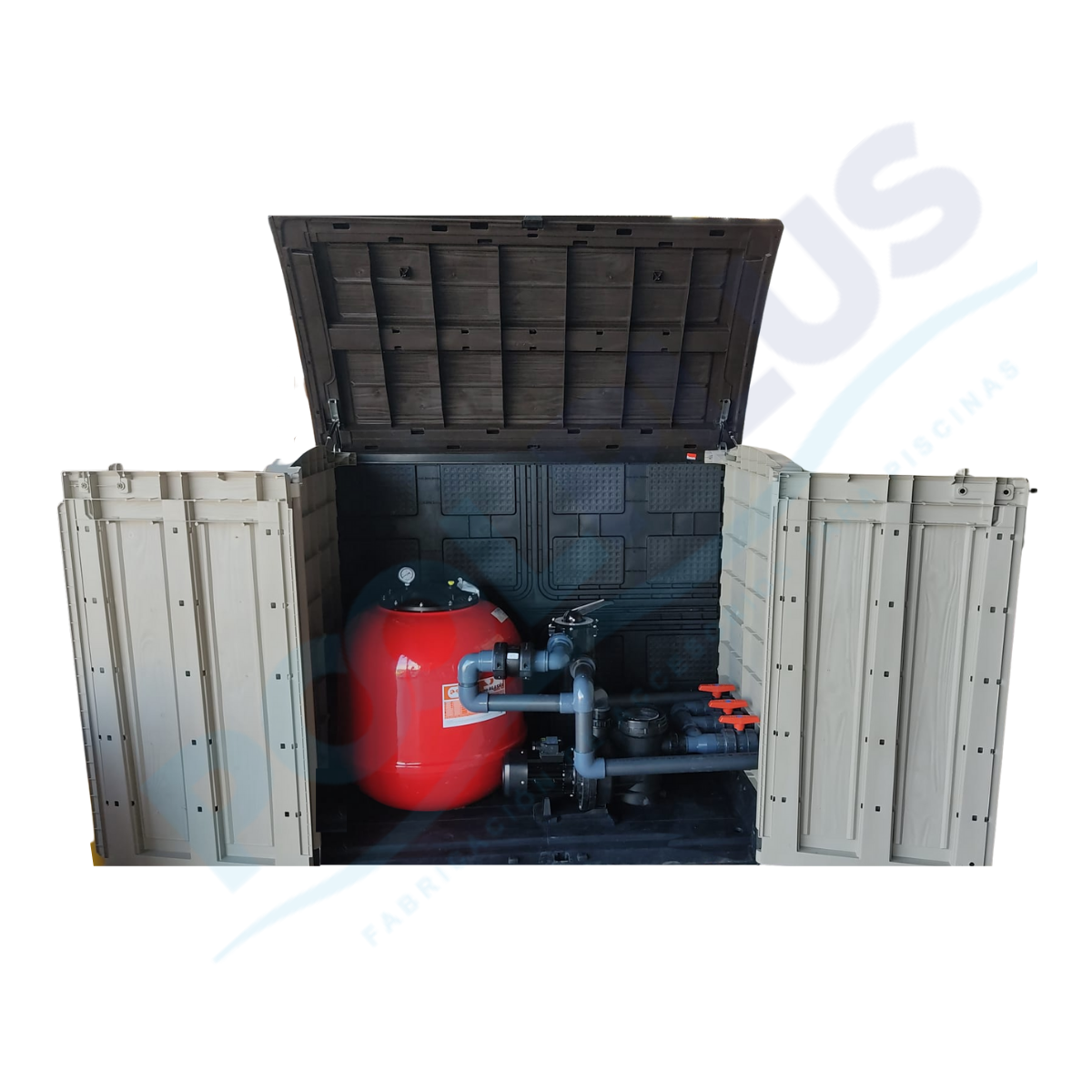 Compact sewage treatment house 600 Surface Alaska