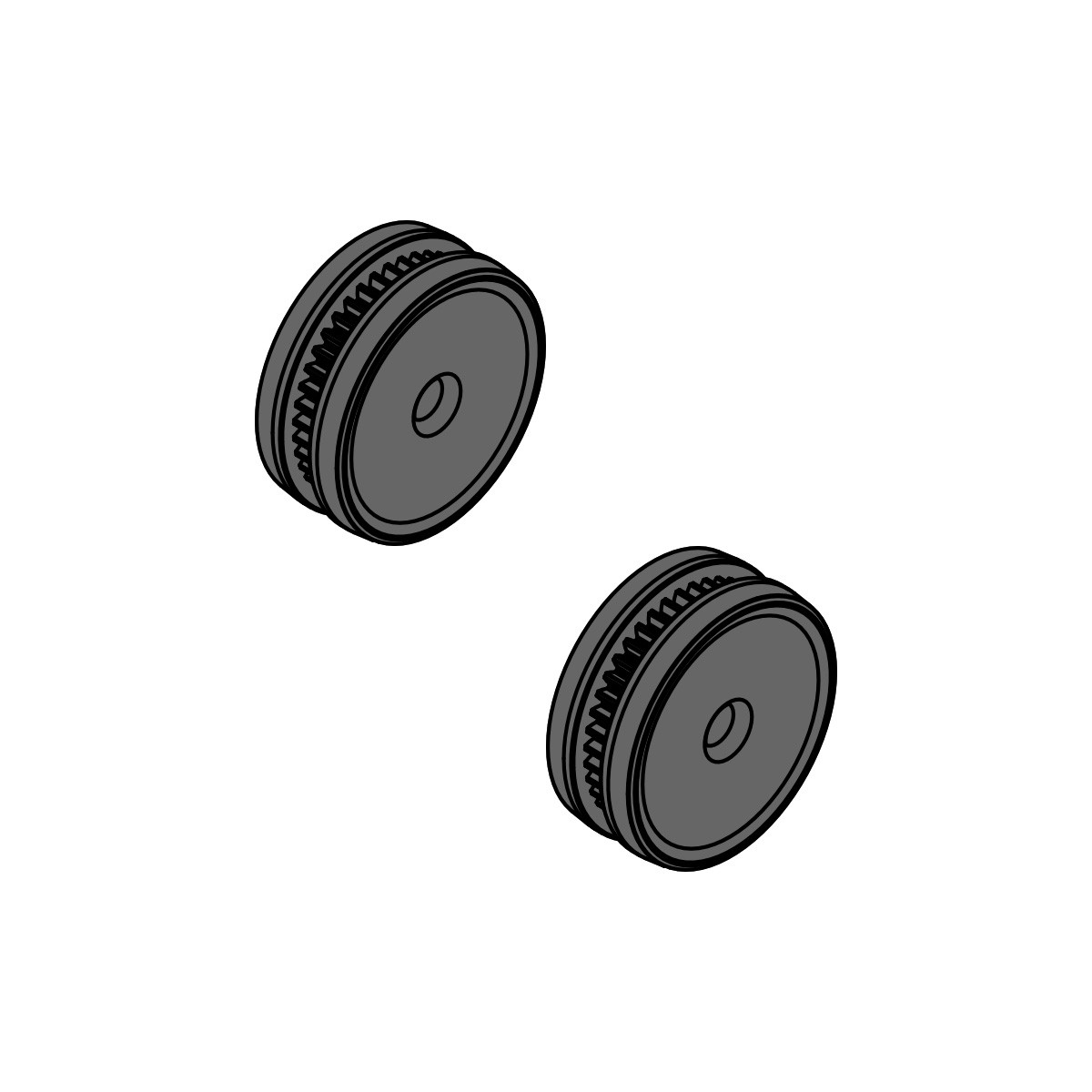 Zodiac TornaX rear wheels (pack 2 units) R0771900
