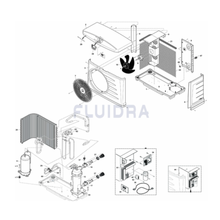 Placa Base Bomba de Calor Zodiac Z200