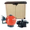 copy of Compact sewage house 600 POOL surface mounted