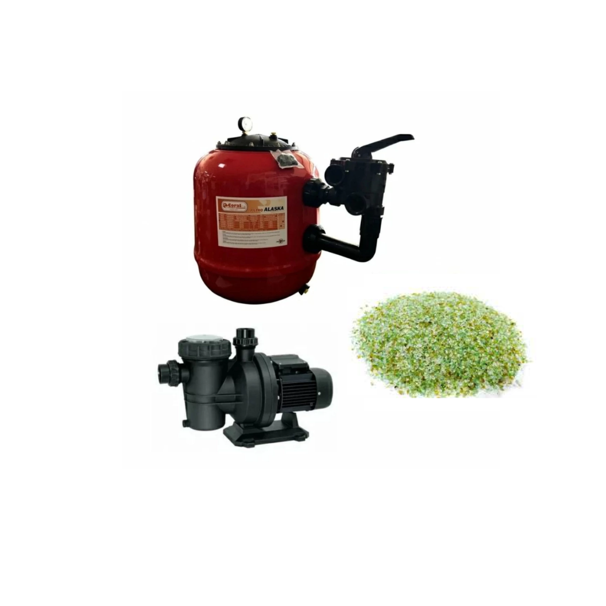 Filtration Savings Pack with Alaska Filter + Ecofilter Glass + Pump