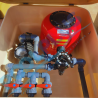 Maison de traitement compacte 500 enterrée PoolPlus + électrolyseur au sel Innowater et pH
