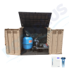 Casa de tratamento compacta 400 POOL Surface Neptuno + Innowater Salt 20 Salt Chlorinator + Dosatech PH Controller