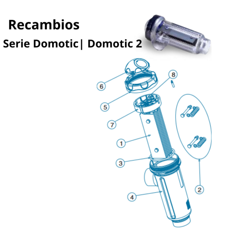 Ersatzteile für Salzchlorinatoren der Idegis Domotic-Serie