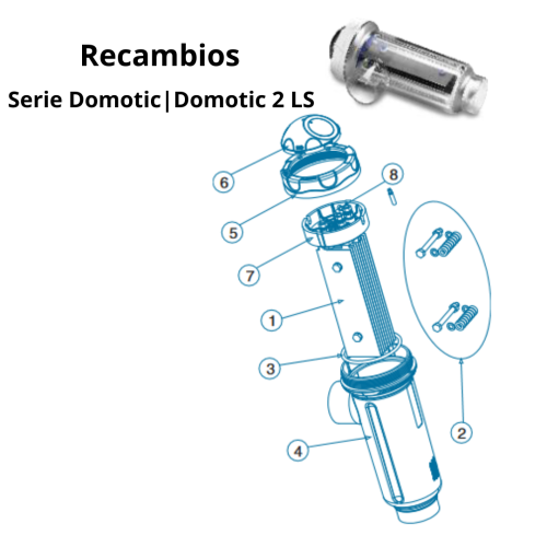 Ersatzteile für Salzchlorinator der Idegis Domotic-Serie|Domotic 2LS
