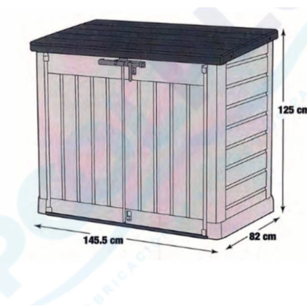 Caseta elevada para piscinas Neptuno 600 con bomba de 1CV