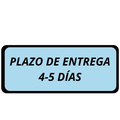 Plazo de entrega 4-5 días