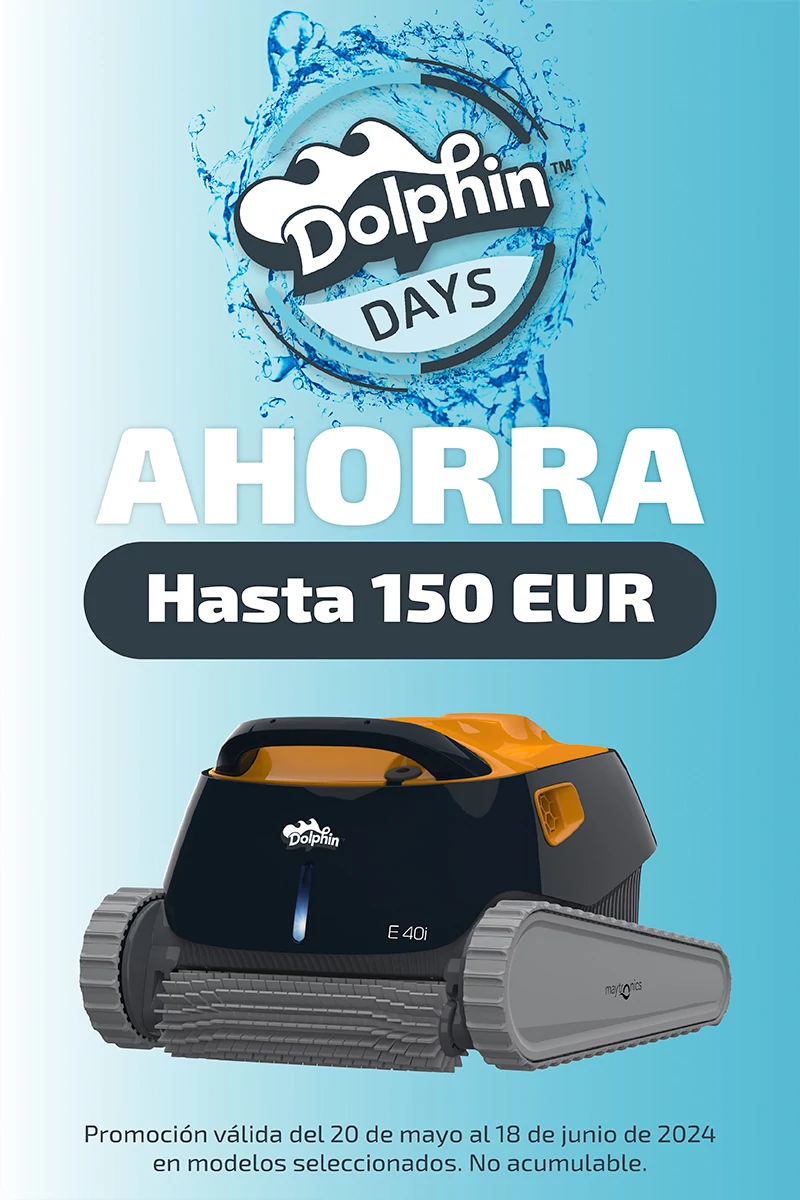 Ahorra hasta 150€ en limpiafondos Dolphin con los "Dolphin Days"